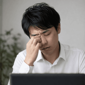 眼精疲労 眼疲劳 眼睛疲劳 视疲劳 画像で覚える中国語単語