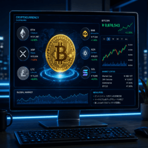 仮想通貨　暗号通貨　虚拟货币　加密货币　画像で覚える中国語単語