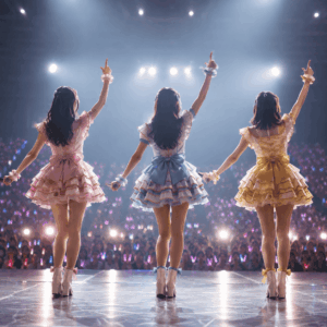 偶像　アイドル　画像で覚える中国語単語