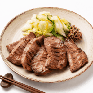 牛タン焼き
ぎゅうたんやき
画像を見て覚える日本のグルメの画像です。上に表記した名前のグルメの画像です。この画像は、学習目的で使用されます。