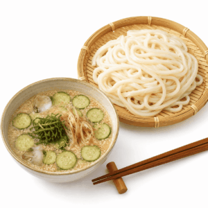 冷や汁うどん
ひやじるうどん
画像を見て覚える日本のグルメの画像です。上に表記した名前のグルメの画像です。この画像は、学習目的で使用されます。