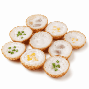 カノムクロック
カノム・クロック
Kanom Krok
Khanom Krok
ขนมครก
Thai Coconut Pancake
画像を見て覚える世界のお菓子の画像です。上に表記した名前のお菓子の画像です。この画像は、学習目的で使用されます。