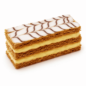 ミルフィーユ
ミルフィーユ・ナポレオン
Mille-feuille
Millefeuille
Napoleon
Napoleon Pastry
French Mille-feuille
Napoleon Cake
画像を見て覚える世界のお菓子の画像です。上に表記した名前のお菓子の画像です。この画像は、学習目的で使用されます。