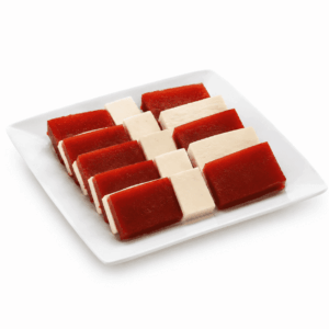 ロミオとジュリエット
Romeu e Julieta
Brazilian Romeo and Juliet Dessert
Goiabada com Queijo
Guava Paste and Cheese
Brazilian Guava Dessert
Romeu e Julieta Dessert
Queijo com Goiabada
画像を見て覚える世界のお菓子の画像です。上に表記した名前のお菓子の画像です。この画像は、学習目的で使用されます。