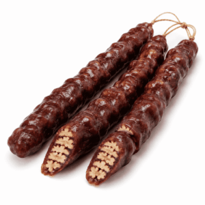チュルチヘラ
チャーチケラ
Churchkhela
Churchela
ჩურჩხელა
Georgian Churchkhela
Georgian Nut Candy
Georgian Grape Candy
画像を見て覚える世界のお菓子の画像です。上に表記した名前のお菓子の画像です。この画像は、学習目的で使用されます。