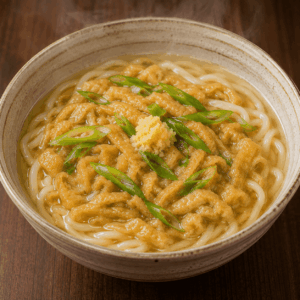 京風たぬきうどん
きょうふうたぬきうどん
画像を見て覚える日本のグルメの画像です。上に表記した名前のグルメの画像です。この画像は、学習目的で使用されます。